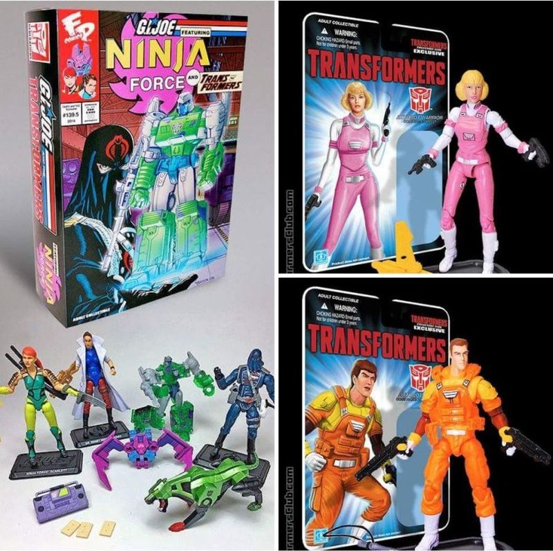 G.I.Joe Collectors Club Transformers Cross Over Exclusives Now